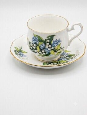 Royal Albert Forget-Me-Not Teacup & Saucer